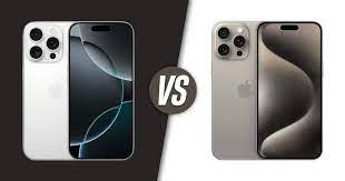 versus comparativa diferencias del iphone 15 pro max y el iphone 16 pro max