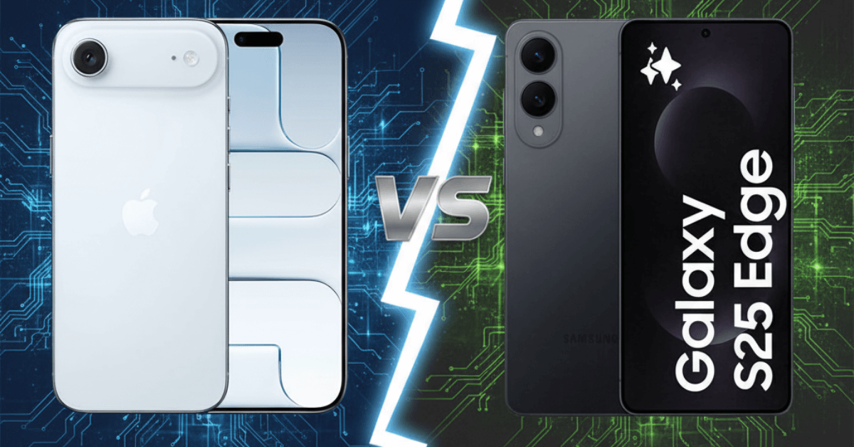 Diferencias, características del iPhone Air vs Samsung Galaxy S25 Edge